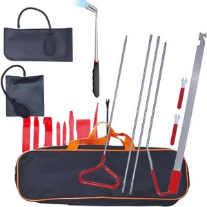 67 Inch Long Puller Tool, 9 PCS Portable Repair Tools, 5th Wheel Pin Puller,Portable Stainless Steel Type J-Hook