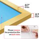 LaVie Home 20x24 Picture Frame for Wall Display, 20x24 Gold Picture Frame with HD Plexiglas, 20 x 24 Poster Frame 1 Pack, Display Frame for Vertical or Horizontal, Classic Collection