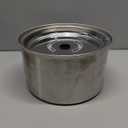 Cat Water Fountain Stainless Steel, 118oz/ 3.5L Large Capacity Automatic Pet Water Dispenser for Drinking with Level Window, Ultra Quiet Pump, 2 Replacement Filters & Pre-Filter Sponges for Dog (Silver)