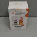 Aieve Mason Jar Lids, 4 Pack Wide Mouth Mason Jar Pour Spout Lid, Canning Lids with Flip Top Lid, Leak-Proof