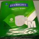 FitRight OptiFit Extra Adult Briefs, Incontinence Diapers with Tabs, Heavy Absorbency, Medium, 32 to 44", 20 Count