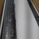 3 Tier Bookshelf 39.37" Width, Dorm Desk Hutch, Desk Shelf, Long Industrial Bookcase, Wooden Large Book Shelf for School Home Living Room Bedroom Office Storage(Black)