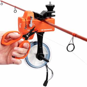 KastKing Kalibrate Fishing Line Spooler & 5 Braid Scissors - W/Line Counter, Patented Accessories, Portable, Compact, for Spinning & Casting Reels - No Line Twist, Fishing Gears Gifts for Men
