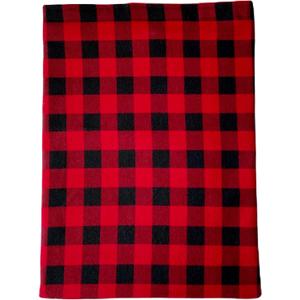 Heating Pad Replacement Cover, Fits 12 X 15 Electric Heating Pads Cotton (Red and Black)