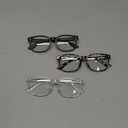 Gaoye Stylish Blue Light Glasses for Woman - Computer Glasses 99% Blue Light Blocking - Lightweight TR90 Frames - 3 pack
