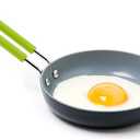 GreenPan Mini Healthy Ceramic Nonstick, 5" Round Egg Pan, PFASFree, Dishwasher Safe, Stay Cool Handle, Black