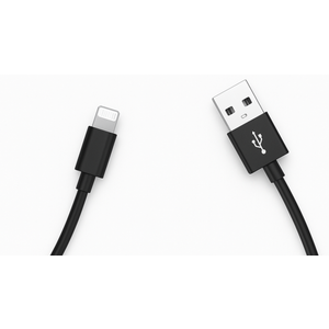 Black Lightning Charger Cable for iPhone – USB to Lightning Charging Cord, Durable and Fast Charging, Compatible with iPhone, iPad, iPod