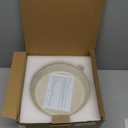 GBHOME 8.75'' Large Ceramic Pasta Bowls, 38oz Stoneware Pasta Serving Bowls Set of 4 for Kitchen, Wide Bowls for Fruit,Pasta,Salad,Oatmeal,Meal, Microwave Safe, Reactive Glaze-Cappuccino