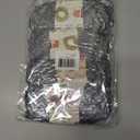 4 Skeins Fluffy Chenille Yarn for Crocheting - Chunky Velvet Yarn for Scarves Shawls, Baby Blankets, Hats Plush Toys, Plush Yarns Each Skein 49.2yd, 3.5oz (Dark Gray)