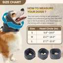 Dog Head Ear Warp Relief Ear Muffs Noise Protection (L-Head Circle(17.7"~23.6"), Dark Grey)