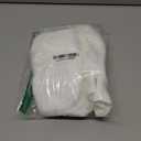 SATINIOR Faux Fur Mittens Fingerless Gloves Convertible Gloves Fluffy Winter Warm Soft Half Finger Fuzzy for Women (White)