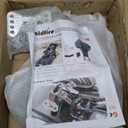 1997-2026 Adjustable Driver Rider Backrest compatible with Harley Davidson Touring Street Glide Road Glide Road King Ultra Limited Electra, Stitch Backrest Pad