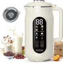 10in1 Nut Milk Maker Machine, 42oz Automatic Nut Milk Maker with LED Touch Screen, SelfCleaning, 12H Delay Start, Keep Warm, Automatic for Soy/Oat/Almond Milk, Juice,Coconut,Plant Base & Boil Water