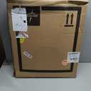 Medline 3-in-1 Steel Bedside Commode, Elongated Seat, Sturdy Folding Frame, 7.5 QT. Bucket, 350 lb. Weight Capacity, Clip-on Seat, Easy Cleaning, Tool-Free Assembly, Gray