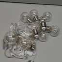 Minetom 200 LED Curtain Fairy Lights - 9.8 FT Wishing Ball Window Hanging Lights with Remote, USB Powered Waterproof for Christmas Wedding Bedroom Decoration, Warm White