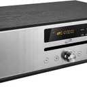 iLive Electronics Bluetooth Home Music System with CD Player, Built in Stereo Speakers, Includes Remote, Black (IHB340B)