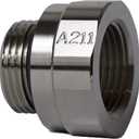 EZ (A-211) Silver 27mm-2.0 Thread Size Oil Drain Valve Adapter