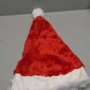 TCJJ Christmas Hats for Kids Santa Hat Unisex Holiday Red Velvet Double Layer Xmas Hat for New Year Festive Party