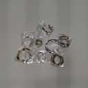 Zodaca Resin Tortoise Shell Hoop Earrings for Women (8 Pairs)