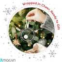 2 x UMACVN Banjo Ornaments - Banjo Christmas Ornament - Music Ornaments for Christmas Tree - Music Gifts for Lovers, Players, Teachers, Girls, Women - Acrylic Ornament 2025