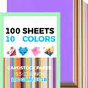 100 Sheets 8.5" X 11.6" Colored Cardstock, 200 GSM Card Stock 10 Assorted Colors Construction Paper Printer Paper for Printing, Kids School Supplies, Party Decorations, Card Making, DIY Crafts