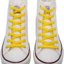 3 x VSUDO 2 Pairs Flat Shoe Laces for Sneakers, Shoe Strings/Shoelaces for Sneakers (45" ( 114 CM ), 23 Golden Yellow)