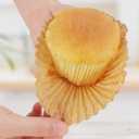 Caperci Jumbo Cupcake Liners Natural Muffin Baking Cups 300-Count, No Smell, Food Grade, Upgraded Grease-Proof Paper (Natural)