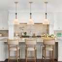 Milk White Glass Pendant Light Bedroom Modern Hanging Lamp Lighting Fixture for Kitchen Island Dining Room Living Room