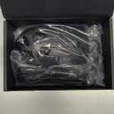 Ergonomic Mouse Jiggler,Bluetooth Vertical Wireless Mouse,LED Rechargeable Optical Computer Mice, Portable(BT5.2 or USB 2.4GHz) Dual Mode,1000/1600/2400 DPI,8 Buttons for Laptop,PC,Macbook (pink)