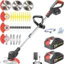 Cordless Weed Wacker Battery Powered Weed Eater, Grass Trimmer
