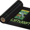 6.5ftx300ft Weed Barrier Landscape Fabric Heavy Duty, Premiun 3oz Garden Geotextile Fabric, Outdoor Weed Blocker Landscaping Fabric, for Driveway Mats, Erosion Control, Ground Cover Weed Barrier
