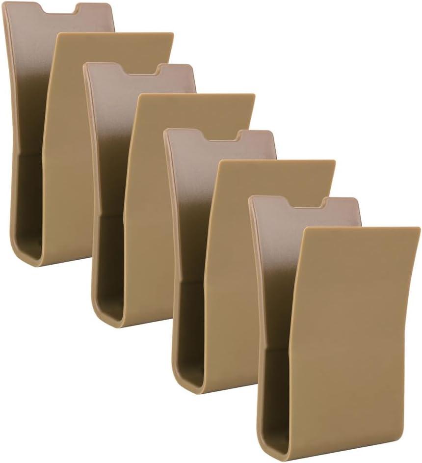 KRYDEX Magazine Pouch Insert Set Open Top 5.56 7.62 Mag Pouch Holder Clips with Removable Hook Panel