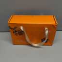 Portable Gongfu Ceramic Tea Set - Beautiful Persimmon-Shaped Chinese Tea Set with Teapot, Tea Can & 4 Cups, Gift Boxed