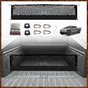 Muslogy Truck Bed Cargo Net Trunk Netting Compatible with Tesla Cybertruck 2024 2025 2026 Accessories, Pickup Cargo Organizer SUV Sedan Storage Net w/Heavy Duty Carabiners