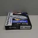 PPQ Flag Pole Light Solar Powered, 29 LED Extra Bright Silver Flagpole Light for 15-30 Ft Poles, Waterproof Lighting on Outdoor Pole Top, Long Hour Dusk to Dawn Auto On/Off