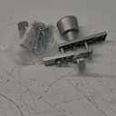 Prime-Line K 5000 Tulip Knob Latch, 1-3/4 In. Mounting Holes, Aluminum (1 Set)