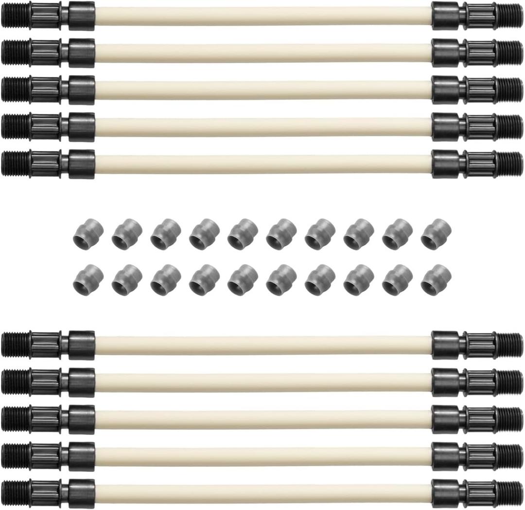 MCCP202 Pump Tubes Replacement for Pump Tube #2, 0-100 Psi / 0-6.9 Bar, Works with Classic 45/85/100/170, S30, S34, S3P, S3V, Single Head, SVP & S Series Peristaltic Metering Pumps - 10 Pack
