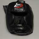 Boxing Headgear 1 Pack, Adjustable Boxing Head Gear Helmet for Adult Men & Kids, Closed-Type Safe, for MMA Sparring, Muay Thai, Kickboxing Training Gear, Strong Grip (Black)