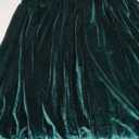 LTAKK Victorian Dress for Women Edwardian Costume Velvet 1800s Dresses Vintage Blouse Skirt 2 Piece (X-Large, Green)