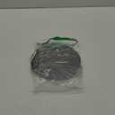 Silicone Bathroom Tray Round Vanity Tray Decorative Soap Holder Kitchen Countertop Organizer Coffee Table Decor for Candle, Perfume, Plant, 8 Inch, Black