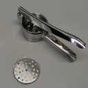 Potato Ricer 15oz Stainless Steel by Zorgons - Sturdy Masher for Creamy Mashed Potatoes, Sweet Potato Smasher with Comfort Grip Handle - Essential Kitchen Gadget for Pressing and Mashing