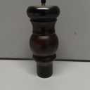 Maricome 6 Inch Wood Legs Predrilled M8 Bolt Turned Round Bun Feet Wooden Furniture Legs Set of 4