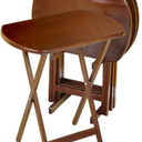 Winsome Wood TV Tray, Antique Walnut