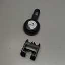 TAILI Shower Head Holder Suction Cup, Adjustable Height & Angle, Wall Mounted, Waterproof, Black, Plastic, Round, Bathroom & Shower Fixture