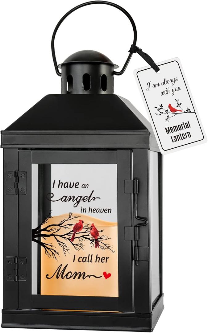 Memorial Lantern, Sympathy Gifts for Loss of Mother, Bereavement Gifts, Memorial Gifts, Rememberance Gifts for Loss of Loved One (Mom)