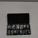 Aprs Gel-X Almond Box of Nail Tips | 280 Gel-X Tips, Soft Tips, 14 Sizes 00-9 | Half-sizes Included (Natural Almond Short, 280 Count)