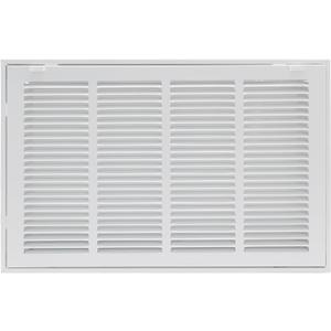 20"W x 12"H [Duct Opening Size] Steel Return Air Filter Grille - Removable Face/Door for 1 inch Filters -HVAC Vent Cover Grill - White [Outer Dimensions: 22 5/8"W X 14 5/8"H]