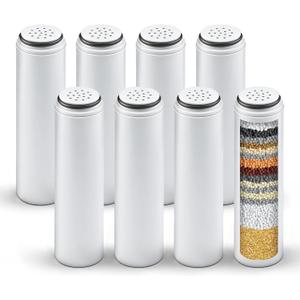 8 Pack Replacement Filters Compatible With Cobbe Handheld Shower Head, for Quick Water Quality Improvement & Skin Protection