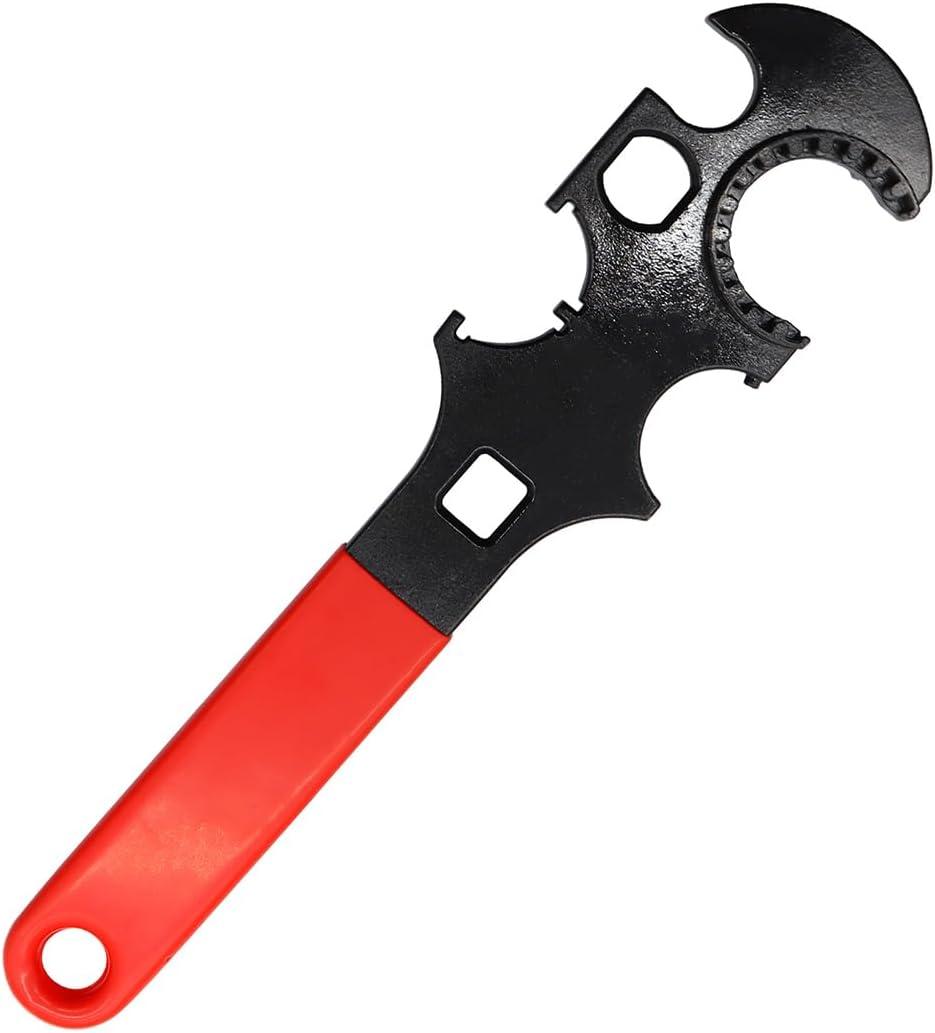 Armorers Wrench with Non-Slip Rubberized Grips, Corrosion-Resistant, for Automotive
