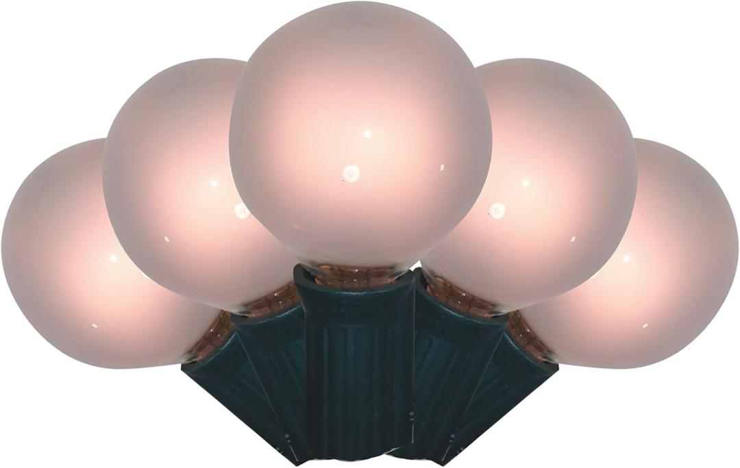 Brite Star 25 Count Frosted Clear G40 Light Set